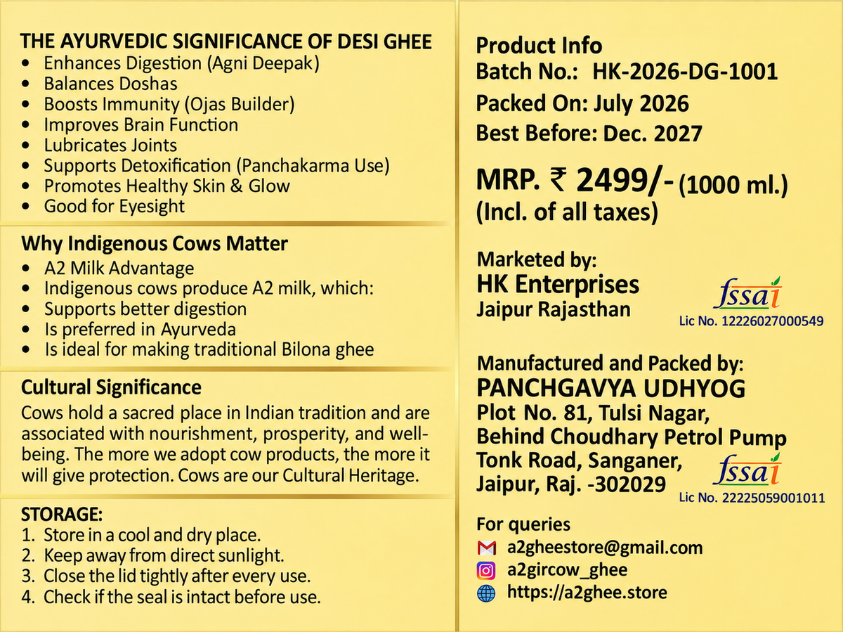 Desi Gavya Bilona Ghee